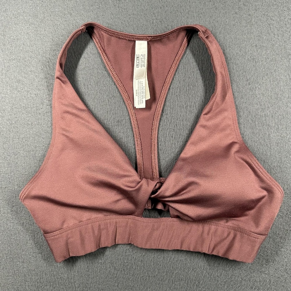 PINK Victoria's Secret Ultimate Lightly Lined Sports Bra Small Pink‎ Racerback